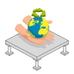 วัสดุเป็นมิตรต่อสิ่งแวดล้อม และสามารถรีไซเคิลได้