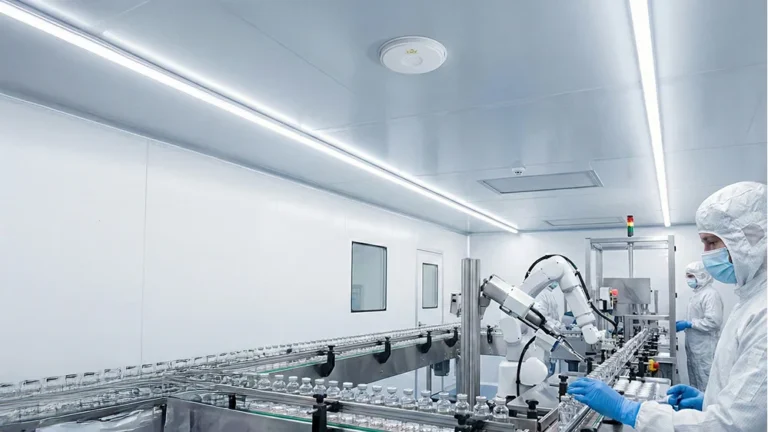 ระบบเสียงสำหรับห้องปลอดเชื้อในอุตสาหกรรมยาและเวชภัณฑ์ ป้องกันการสะสมของเชื้อโรค