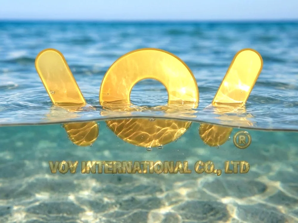 ตราสัญลักษณ์ VOV International สะท้อนความใสสะอาดและคุณภาพระดับพรีเมียม