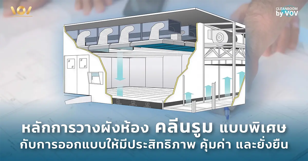 หลักการวางผังห้องคลีนรูมแบบพิเศษ 6 รูปแบบโดย VOV