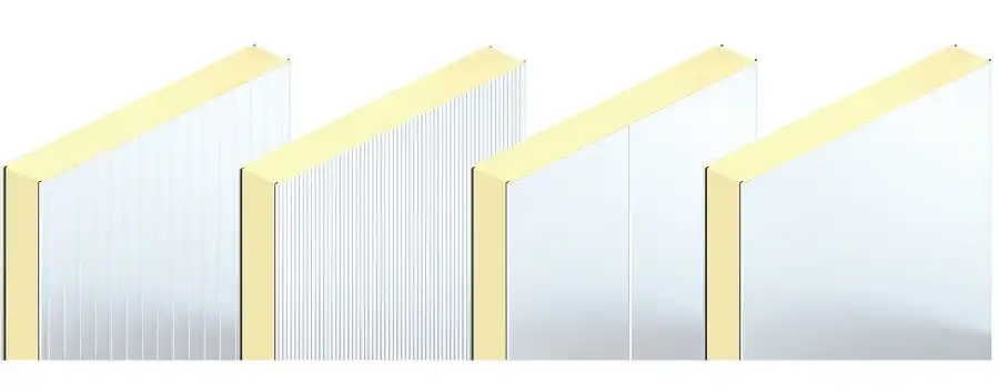 ผนัง PIR Sandwich Panel สำหรับโครงสร้างห้องคลีนรูม